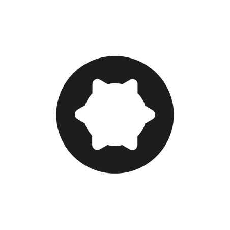 Surub pentru pal VELOX, cap inecat